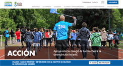 Desktop Screenshot of carreracontraelhambre.org